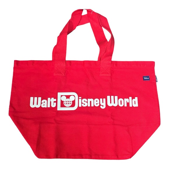 2023 Disney Parks Walt Disney World Red Tote Bag by Spirit Jersey - Picture 2 of 2